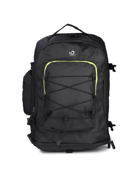 

WATERFLY Unisex Black & White Backpack