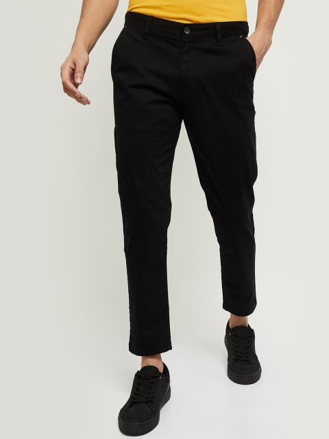 

max Men Black Trousers
