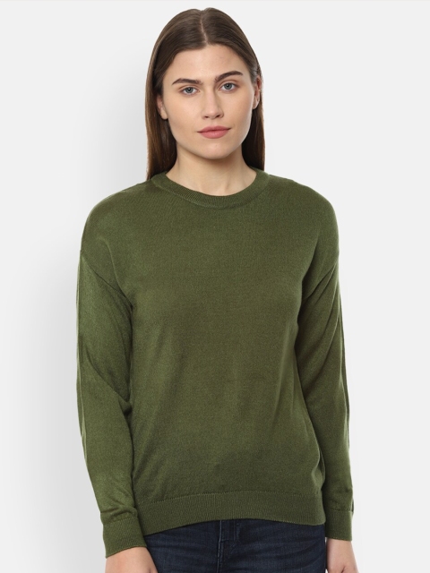 

Van Heusen Woman Women Olive Green Pullover