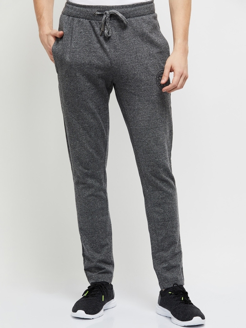 

max Men Grey Solid Track Pants