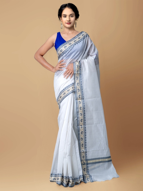 

Unnati Silks Off White Venkatgiri Saree