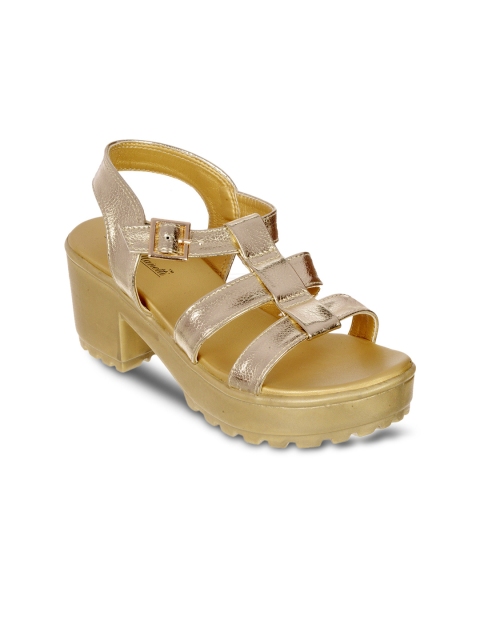 

Bruno Manetti Women Gold-Toned Platforms