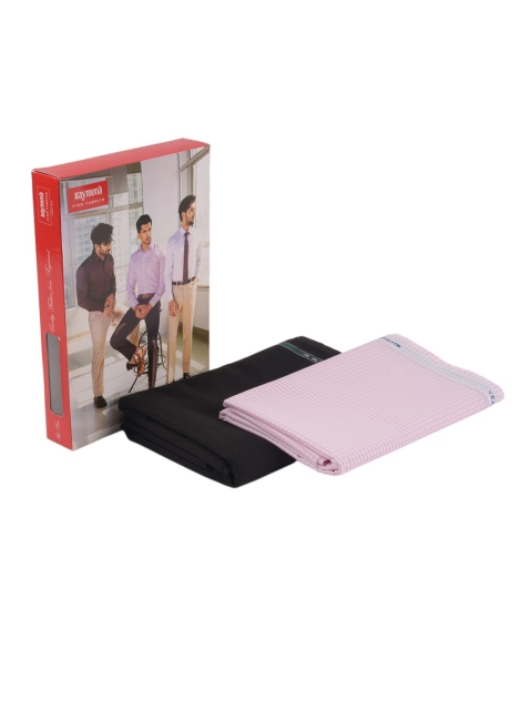 

Raymond Men Shirt & Trouser Fabric Set, Pink