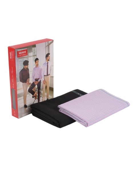

Raymond Men Shirt & Trouser Fabric Set, Pink