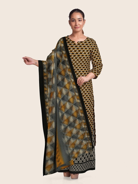 

Pothys Women Multi Unstitched Cotton Blend Material