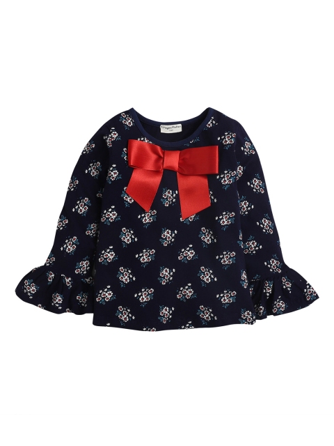 

Hopscotch Blue Floral Print Top