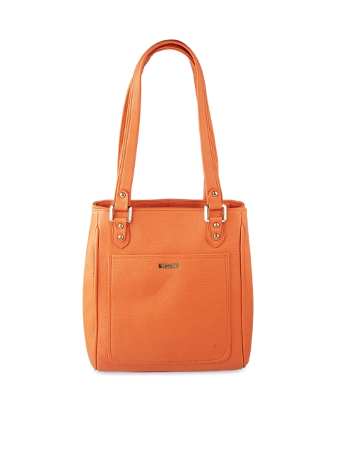 

Metro Orange PU Shopper Shoulder Bag