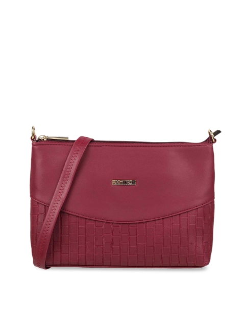 

Metro Maroon PU Swagger Sling Bag with Quilted