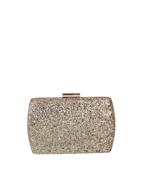 

Metro Gold-Toned Embellished Box Clutch