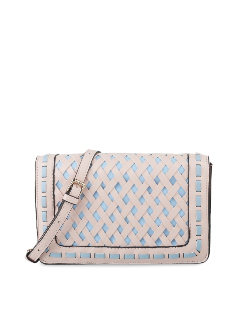 

Metro Pink Embellished Structured Sling Bag