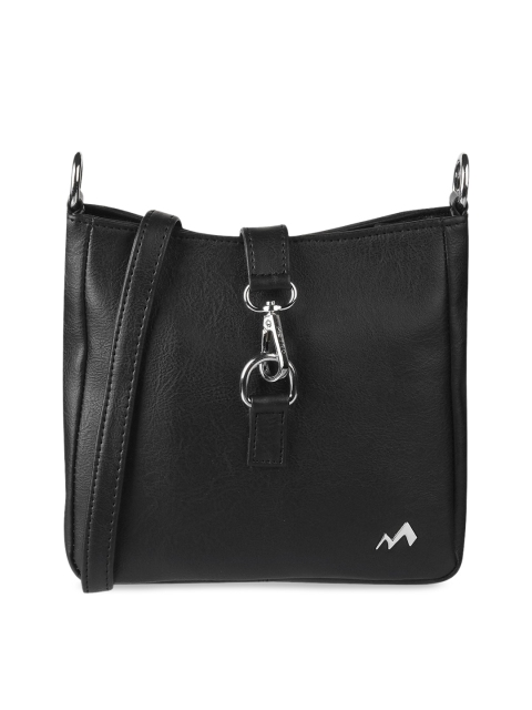 

Metro Black Structured Sling Bag