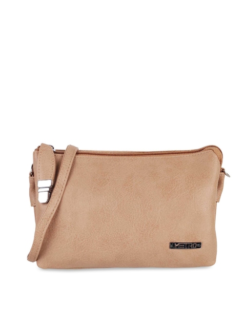 

Metro Beige Structured Sling Bag