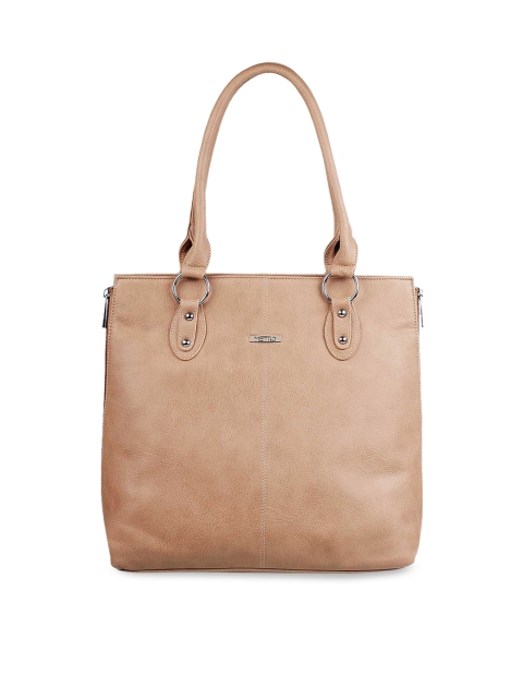 

Metro Beige Textured PU Bowling Shoulder Bag