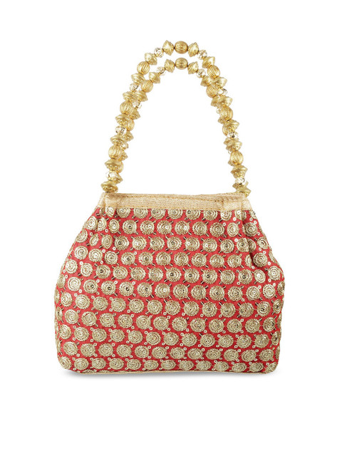 

Metro Red PU Shopper Handheld Bag