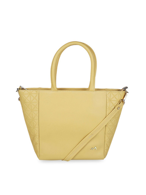 

Metro Yellow PU Structured Shoulder Bag