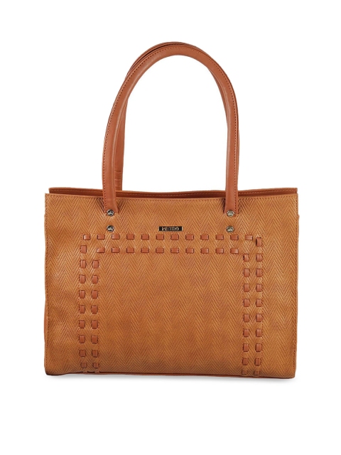

Metro Tan Textured PU Oversized Structured Handheld Bag