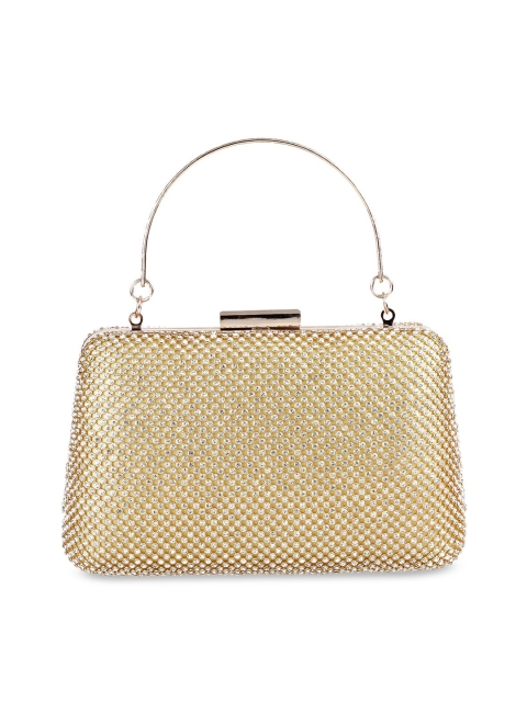 

Metro Gold-Toned Embellished Box Clutch