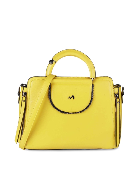 

Metro Yellow PU Bowling Handheld Bag with Tasselled