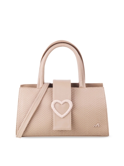 

Metro Beige PU Swagger Handheld Bag