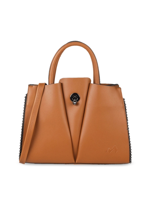 

Metro Tan PU Structured Handheld Bag
