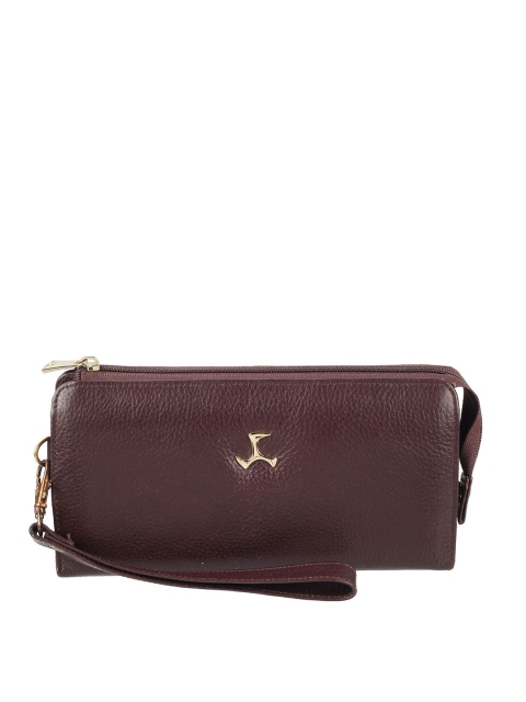 

Mochi Brown Wrist Loop Purse Clutch