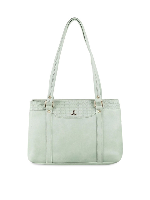 

Mochi Green PU Structured Shoulder Bag