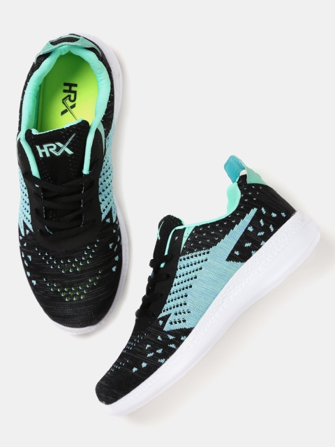 

HRX by Hrithik Roshan Women Black Flash Knit Running Shoes