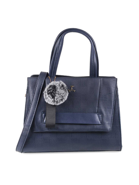 

Mochi Blue PU Structured Handheld Bag