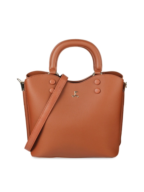 

Mochi Brown PU Structured Handheld Bag