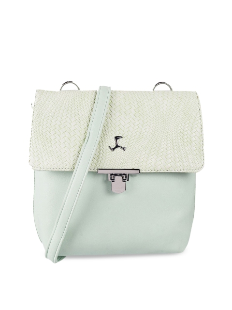 

Mochi Green PU Swagger Sling Bag with Bow Detail