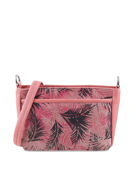 

Mochi Pink Floral PU Swagger Sling Bag