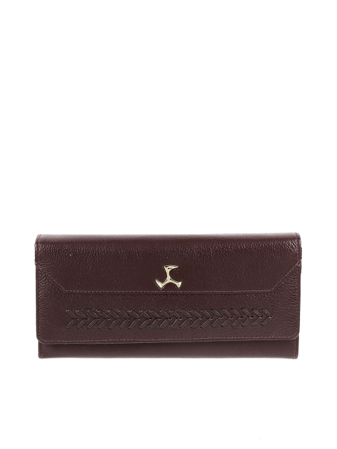 

Mochi Brown Textured Envelope Clutch