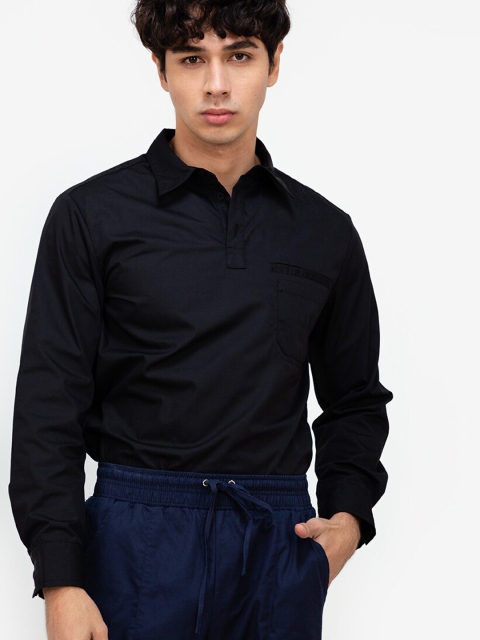 

ZALORA BASICS Men Black Casual Shirt