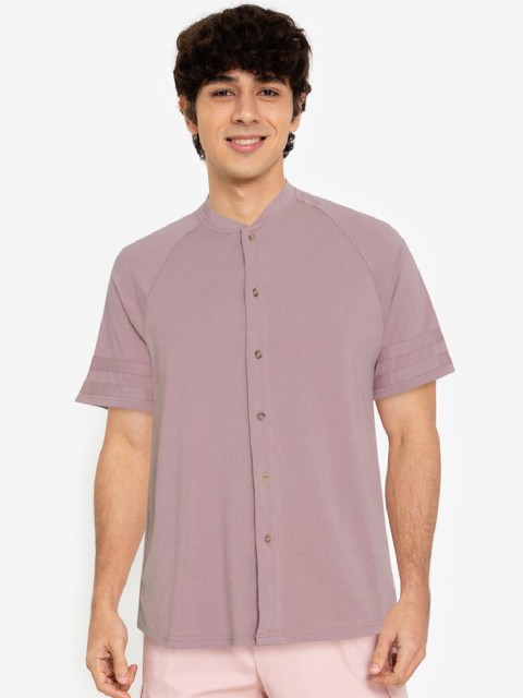 

ZALORA BASICS Men Pink Casual Shirt