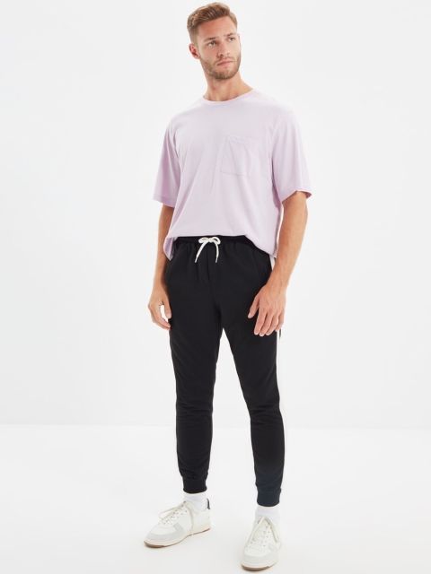 

Trendyol Men Black Solid Joggers