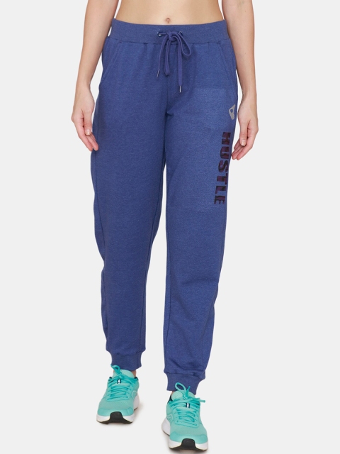 

Zelocity by Zivame Women Blue Solid Joggers