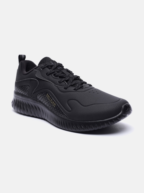 

Xtep Men Black Solid Running Shoes