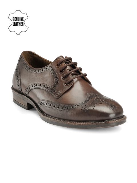 

Teakwood Leathers Men Brown Leather Brogues