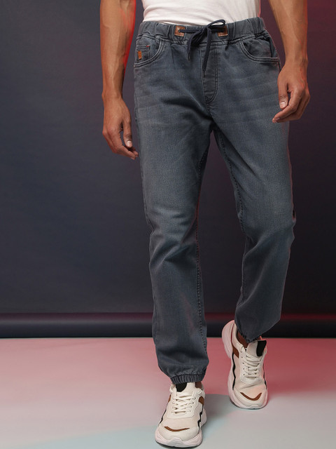 

Campus Sutra Men Grey Smart Slim Fit Light Fade Stretchable Jeans