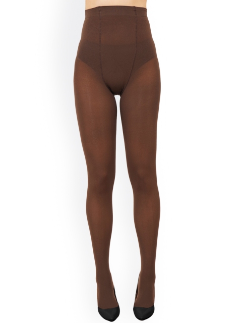 

N2S NEXT2SKIN Women Brown Solid Pantyhose Stockings