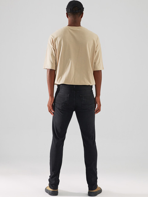 

Trendyol Men Black Low Distress Jeans