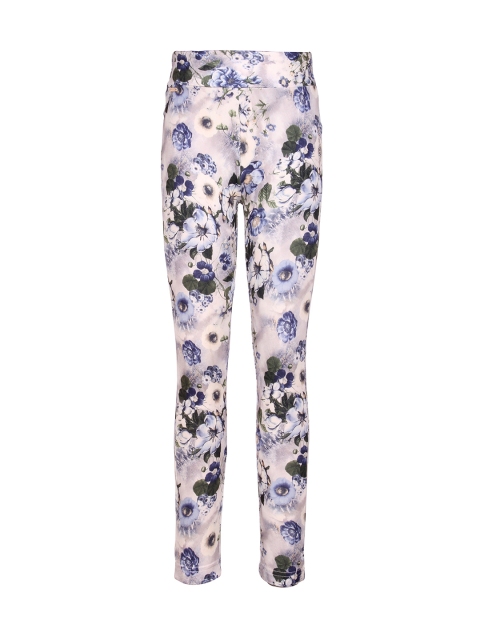 

CUTECUMBER Girls Multicoloured Floral Print Leggings, Multi
