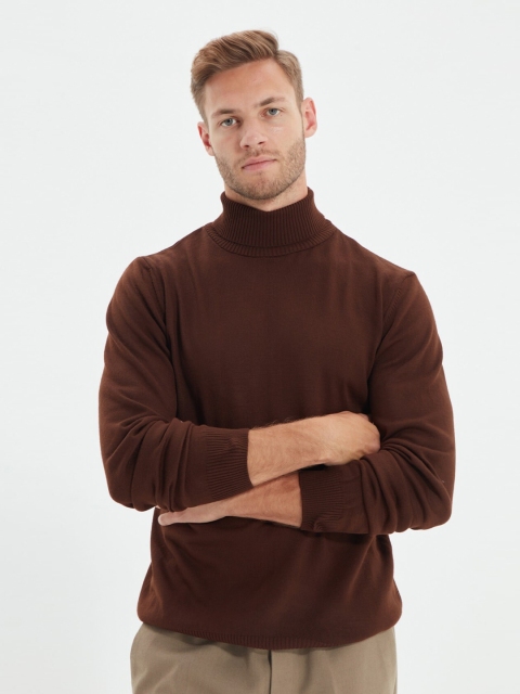 

Trendyol Men Brown Pullover