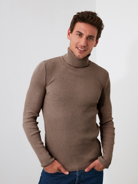 

Trendyol Men Brown Pullover