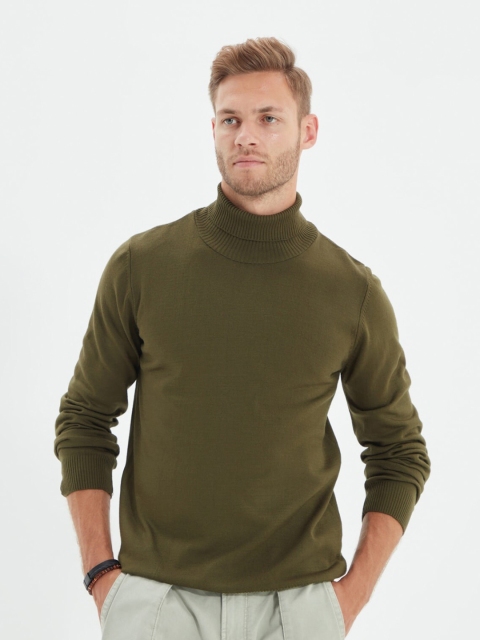

Trendyol Men Olive Green Pullover