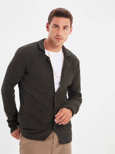 

Trendyol Men Khaki Cardigan
