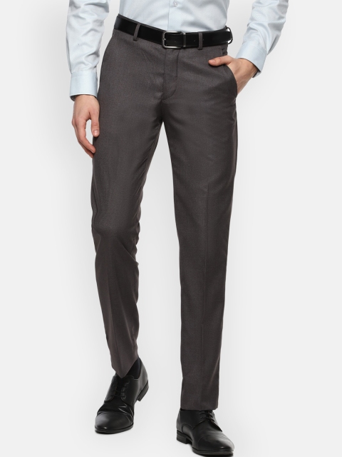 

Louis Philippe Men Grey Slim Fit Formal Trousers