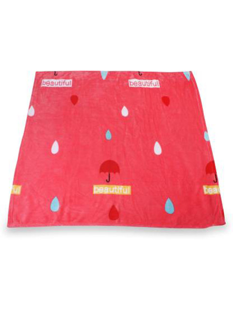 

Butterthief Red & Yellow Cartoon Characters Microfiber Mild Winter 233 GSM Single Bed Blanket