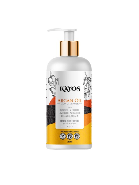 

Kayos Argan Oil Conditioner With Extracts of Avocado Oil & Botanical Keratin 300 ml, White
