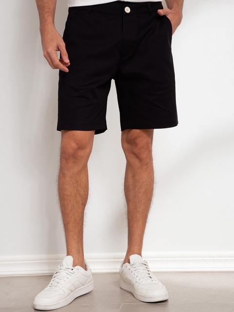 

ORIGIN BY ZALORA Men Black Chino Shorts